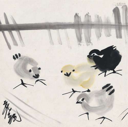 林风眠（1900-1991）雏鸡