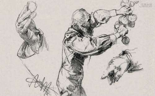 阿尔道夫·门采尔（1815-1905）素描