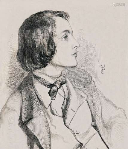 但丁·加百利·罗塞蒂 (1828-1882 )威廉·米歇尔·罗塞蒂肖像