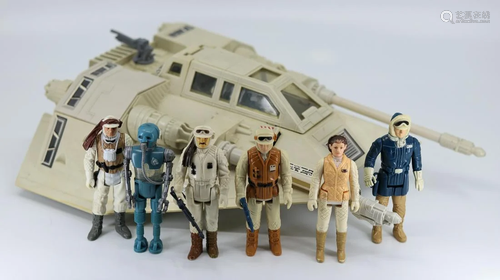 A collection of 6 Star Wars Figures, Kenner, 1980s,