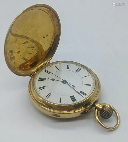 An 18ct gold pocket watch by Beely & Sons of Lon…