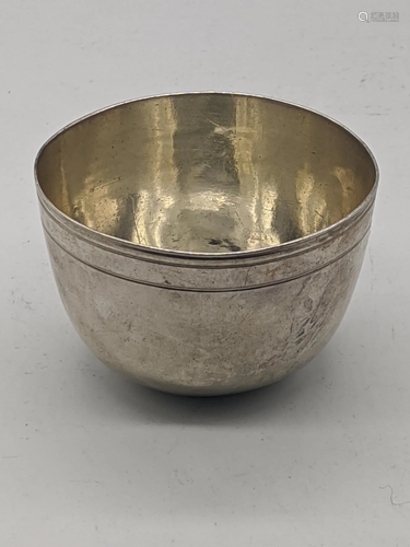 A late 17th century German silver tumbler cup, A…