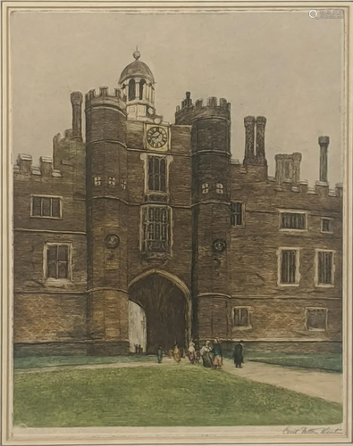 Cecil Tatton Winter, The Clock Tower at Hampton Court,