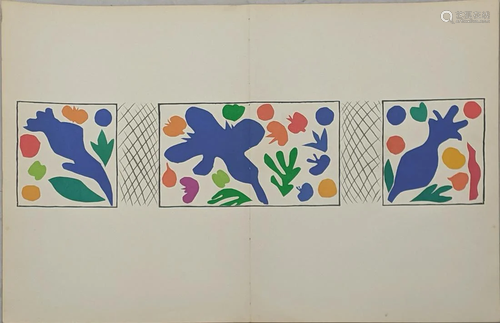 Henri Matisse (1869-1954), Coquelicots, lithograph,