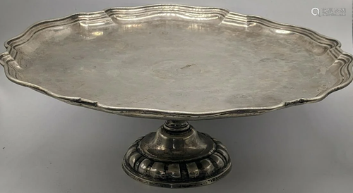 An early Maltese silver tazza, late 18th century, marks