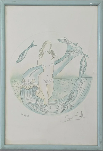 Salvador Dali (1904-1989), Pisces, lithograph, sig…