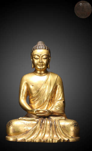 A COPPER BUDDHA