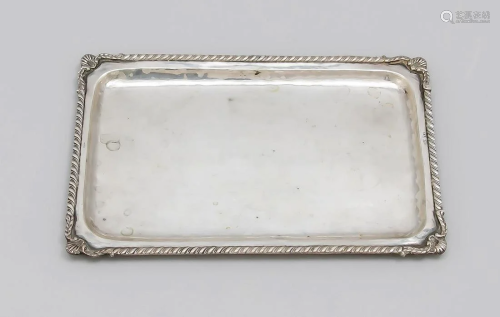 Rectangular tray, around