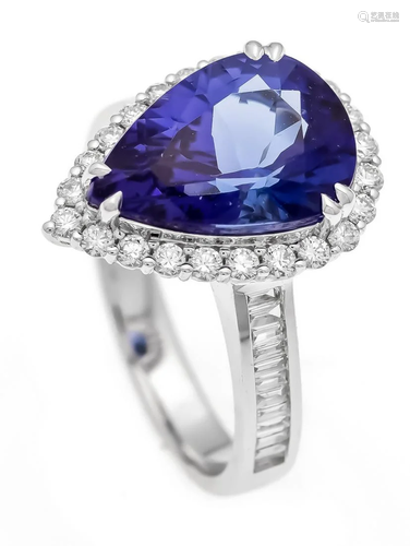 Tanzanite-Brillant-Ring W