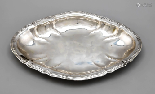 Large oval serving bowl,