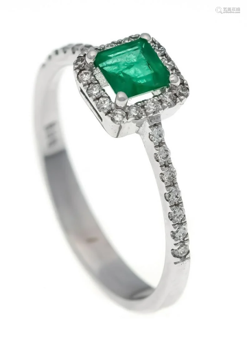 Emerald-Brilliant-Ring WG