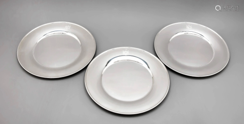 Six charger plates, Germa