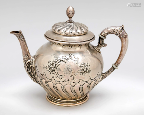 Teapot, German, late 19th