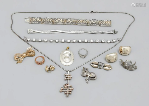 Mixed lot of jewelry, 20t