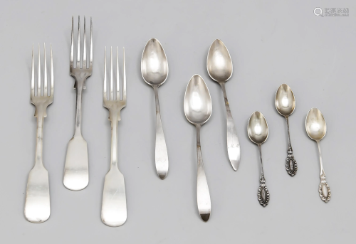 17 pieces cutlery, German