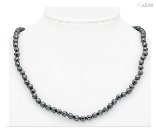 Hematite necklace with ba