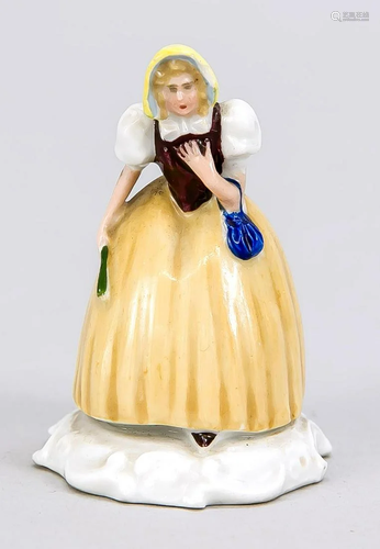 Miniature lady in a Biede