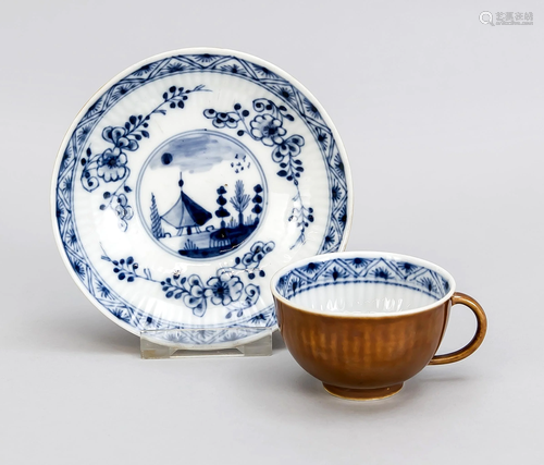 Cup with UT, Meissen, mar