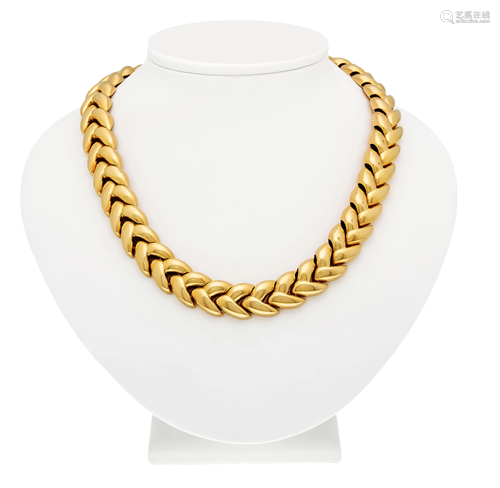 CARTIER gold necklace GG