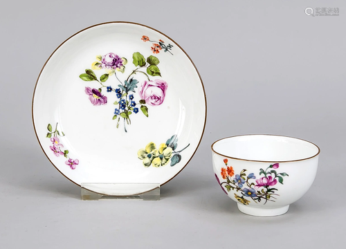 Coupe with saucer, Meisse