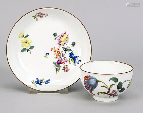 Coupe with saucer, Meisse