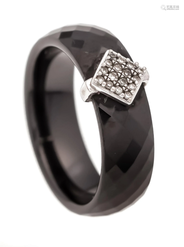 Ceramic diamond ring WG 5