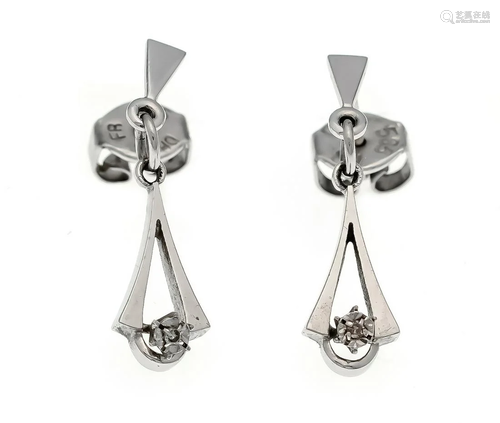 Diamond stud earrings WG