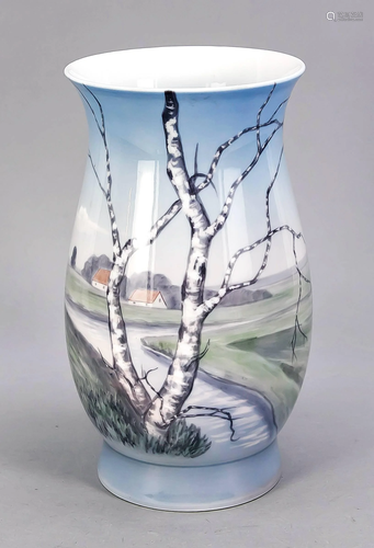 Vase with nordic landscap