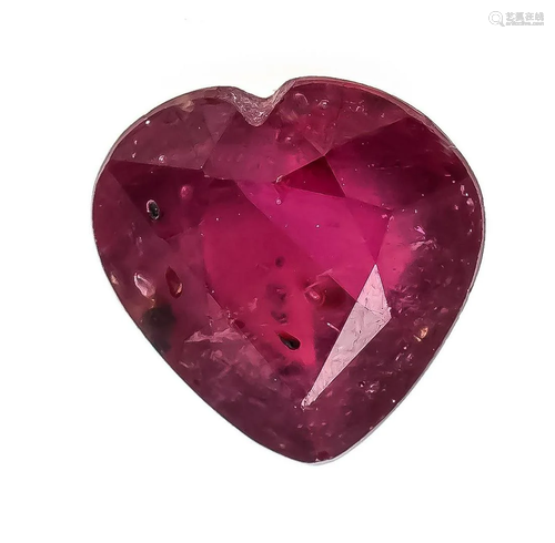 Natural ruby 2.28 ct hear