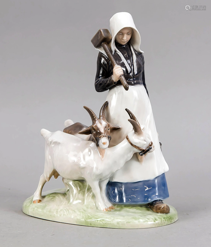 Woman with goats, Royal C