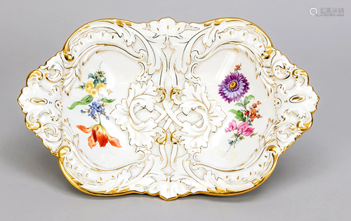 Ornate bowl, Meissen, mar