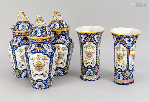 Vase set, 5 pieces, Mosa