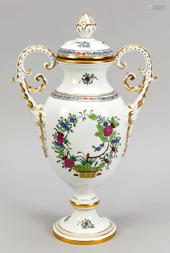 Lidded vase, Herend, anni