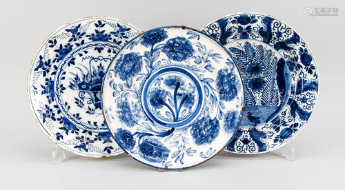 Three plates, pres. Delft