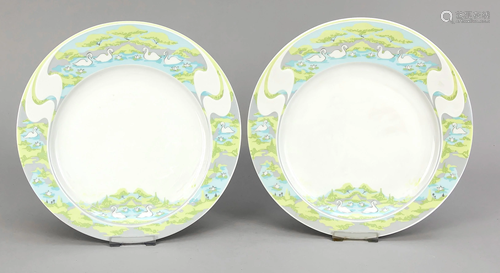 A pair of wall plates, Ro