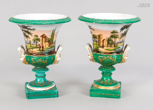 A pair of vases, France,