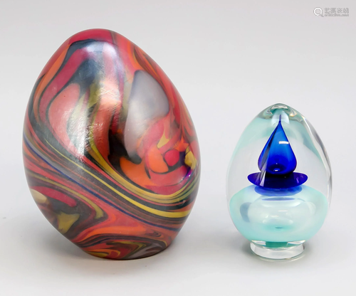 Two decorative eggs, Ital