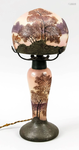 Table lamp, France, early