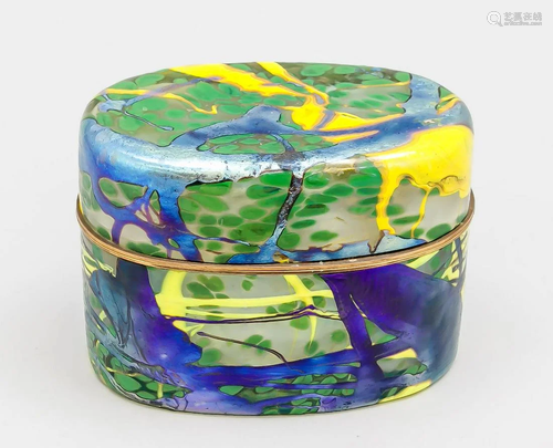 Oval lidded box, studio g