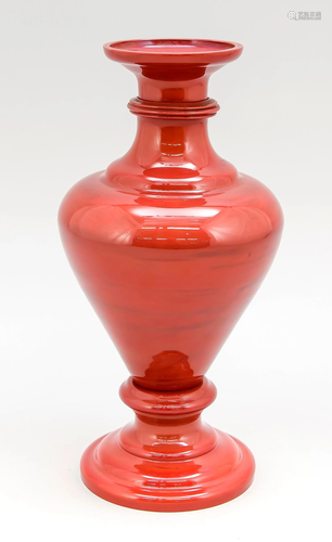 Biedermeier baluster vase