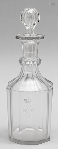 Carafe, around 1900, octa