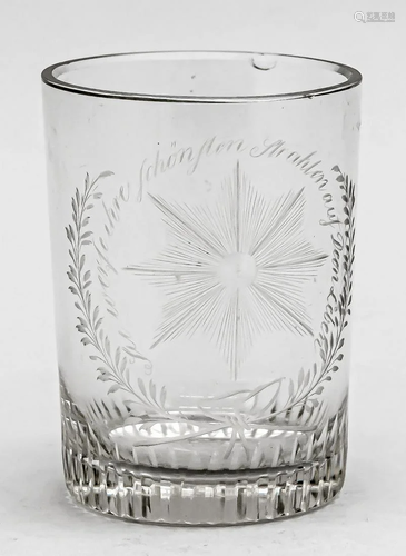 Biedermeier beaker, aroun