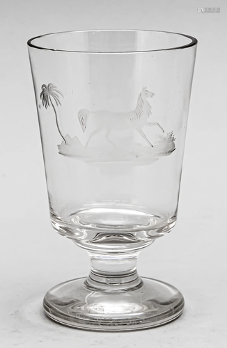 Biedermeier glass, around