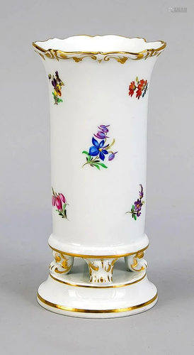 Oven vase, Meissen, mark