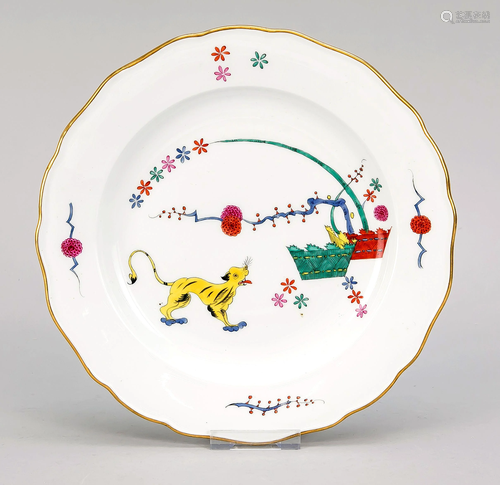 Plate, Meissen, mark 1850