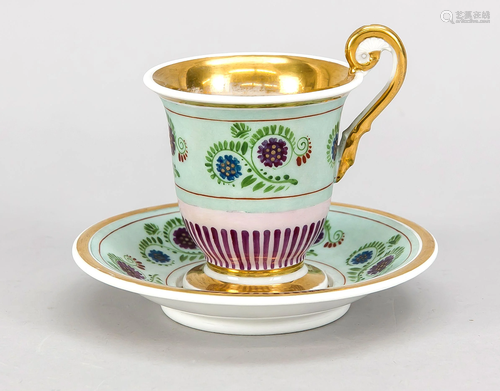 Biedermeier cup with unde