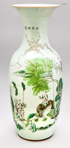 Famille-Rose Bodenvase, C