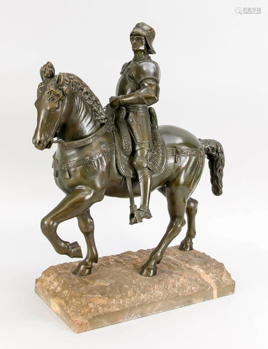 Imposing equestrian statu