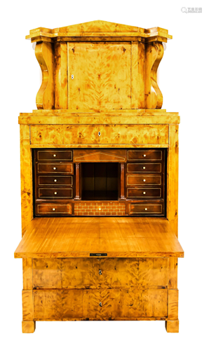 Biedermeier-Standsekretär mit