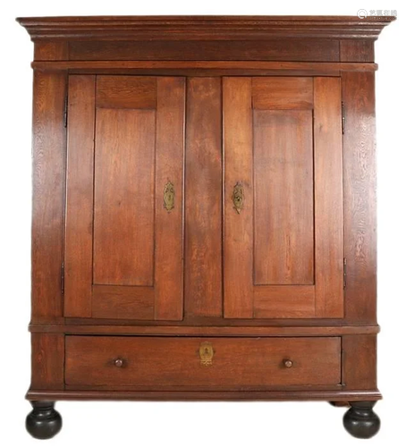 Biedermeier-Schrank um 1820, E